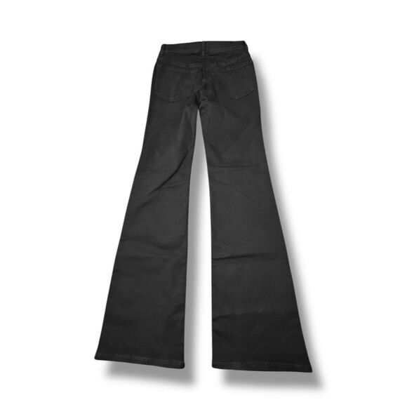NWT Madewell Kick Out Full Length Jeans Black Midrise Flare Denim Women’s Sz 26 - Picture 3 of 16